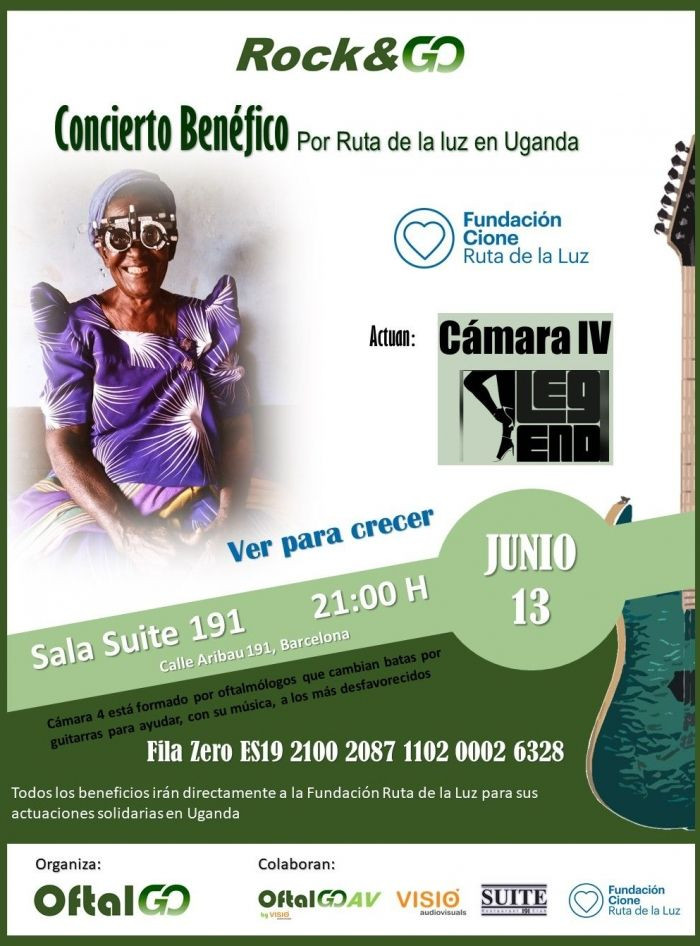 Cartel del concierto solidario / CIONE RUTA DE LA LUZ