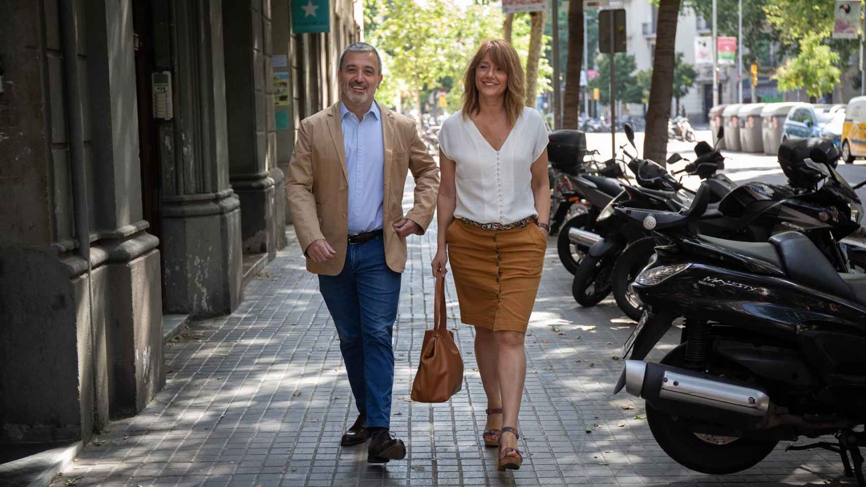 Los socialistas Jaume Collboni y Laia Bonet / David Zorrakino- Europa Press