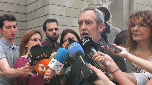 Jordi Coronas, regidor de ERC, en la plaza de Sant Jaume / EUROPA PRESS