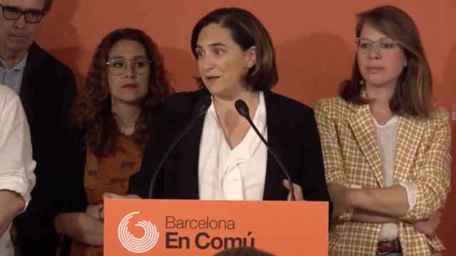 Ada Colau, en rueda de prensa / BARCELONA EN COMÚ