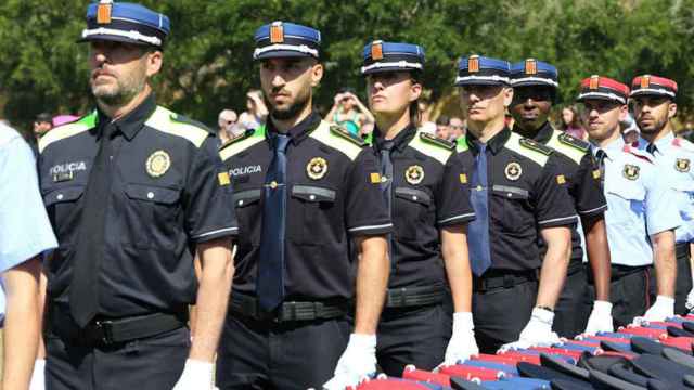 Algunos de los nuevos agentes que se incorporan a la Guardia Urbana de Barcelona / @barcelona_GU