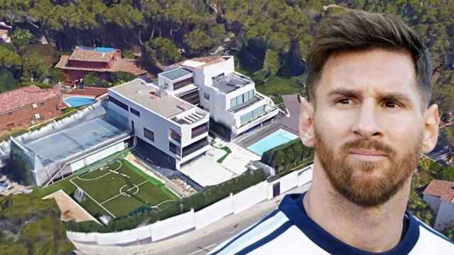 Fotomontaje de la casa de Leo Messi y del futbolista del Barça / SOFOO