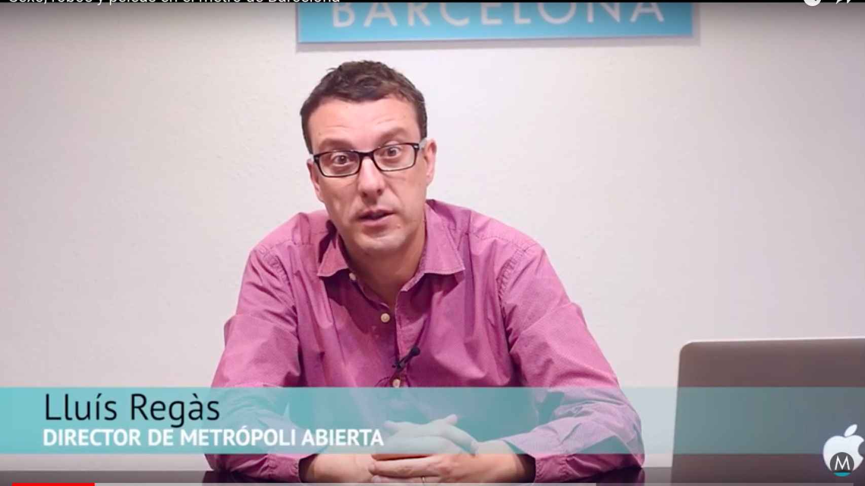 Lluís Regàs, en su videoblog, analiza los robos y otros casos del metro de Barcelona