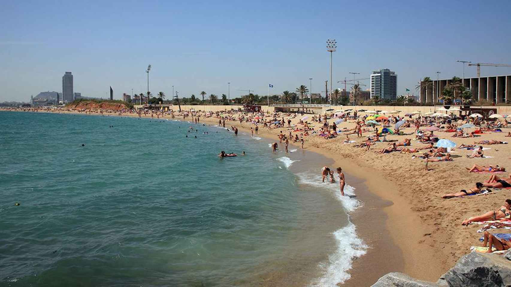 Playa de la Mar Bella de Barcelona