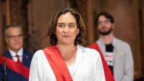 Ada Colau, alcaldesa de Barcelona, tras ser proclamada alcaldesa de Barcelona, el 15 de junio de 2019 / EFE