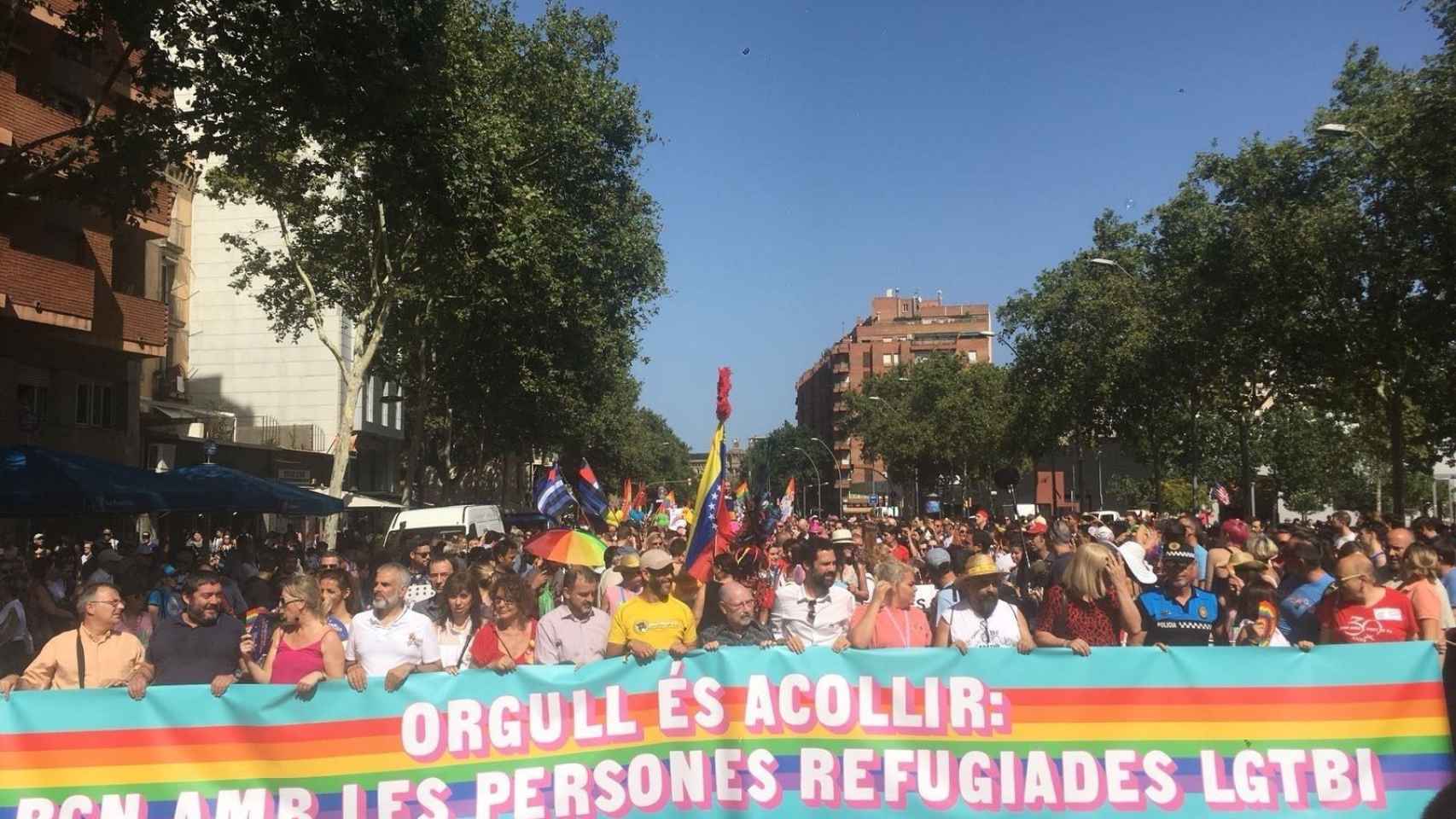 Una imagen de archivo de la pasada manifestación del Pride de Barcelona / EUROPA PRESS