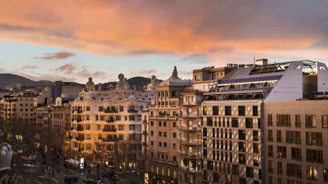 Vista panorámica del Paseo de Gràcia