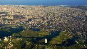La sierra de Collserola está ubicada en la parte alta de Barcelona y cuenta con 8.000 hectáreas de superficie