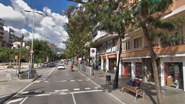 Zona de Vallcarca donde se ha encontrado el cadáver