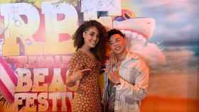 La Índica y Jeipy en la presentación del Reggaeton Beach Festival en Barcelona / VM