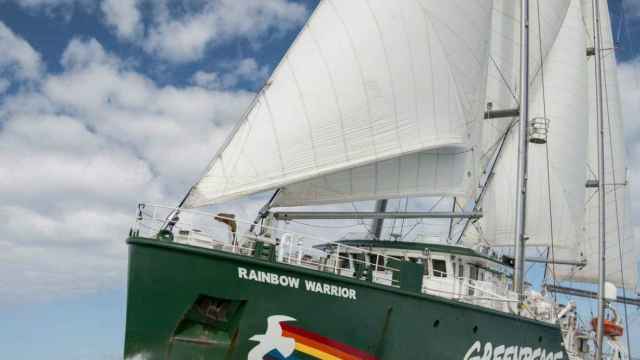 'Rainbow Warrior', el velero de Greenpeace / @ELSRMANUEL