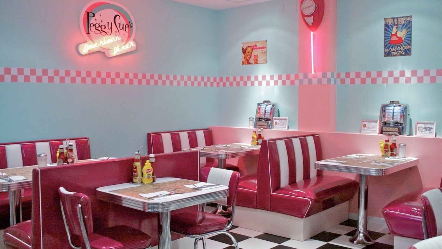 El restaurante Peggy Sue, uno de los locales inspirados en la época de la película 'Grease', para inmortalizar en una publicación de Instagram