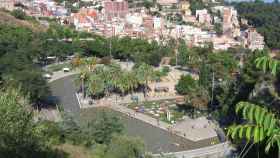 Vista panorámica del barrio del Carmel de Barcelona