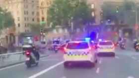 Redada de la Guardia Urbana contra los manteros en Barcelona