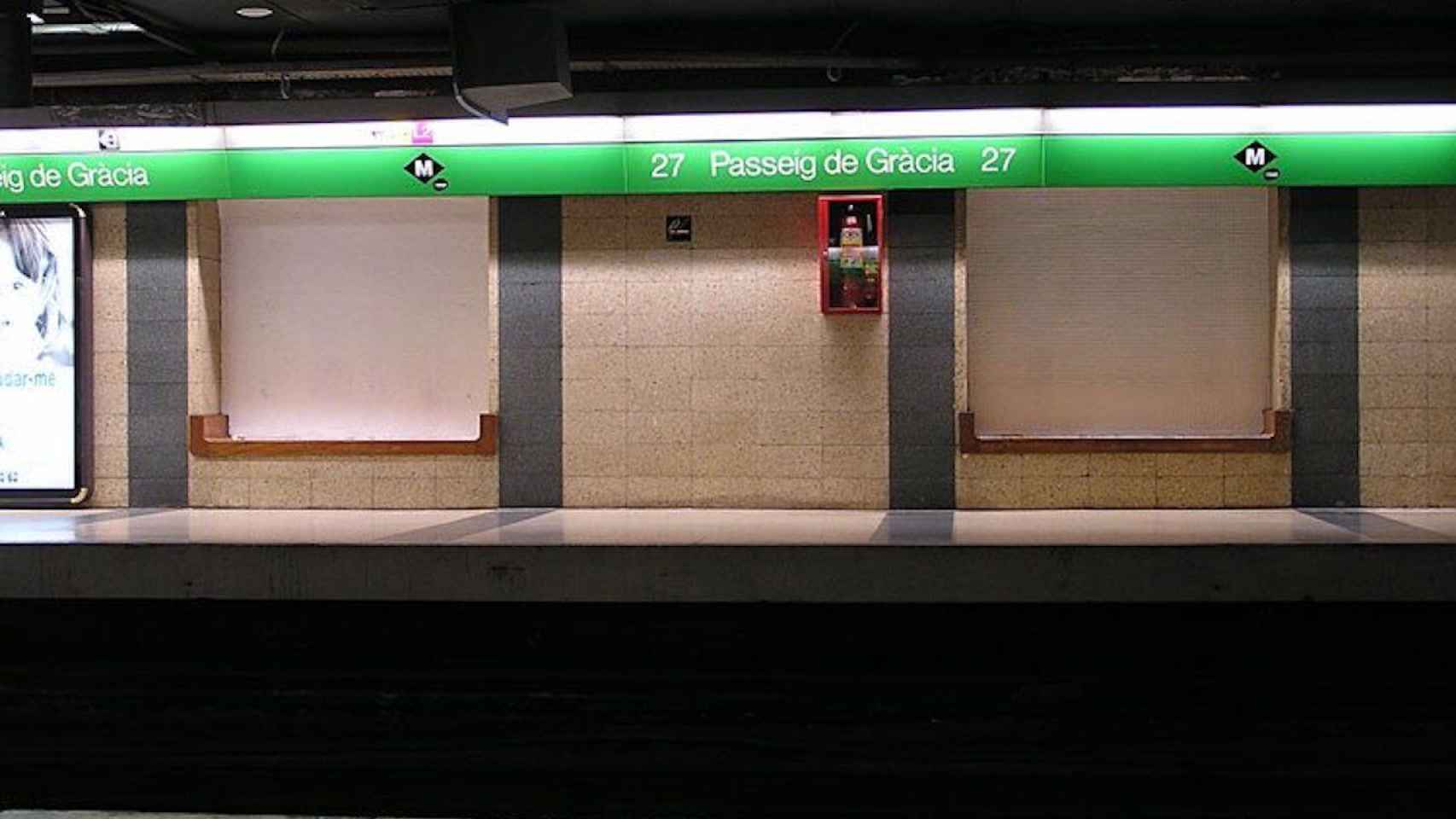 La estación de metro de la L3 del Passeig de Gràcia / BCNHELPERS