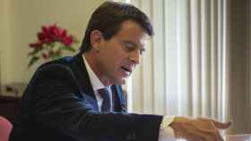 Manuel Valls, en su despacho de campaña / LENA PRIETO