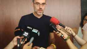 Jordi Rabassa, concejal del distrito de Ciutat Vella, durante una atención a los medios / EUROPA PRESS
