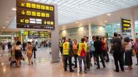 Una imagen del Aeropuerto de Barcelona, donde se ha convocado la huelga de los trabajadores de Iberia / EUROPA PRESS
