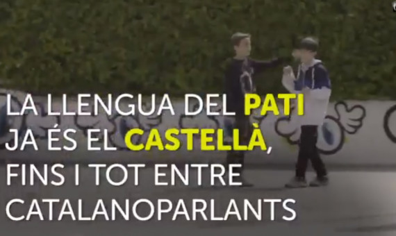 Imagen del documental de TV3 sobre el uso del catalán en los patios / CCMA