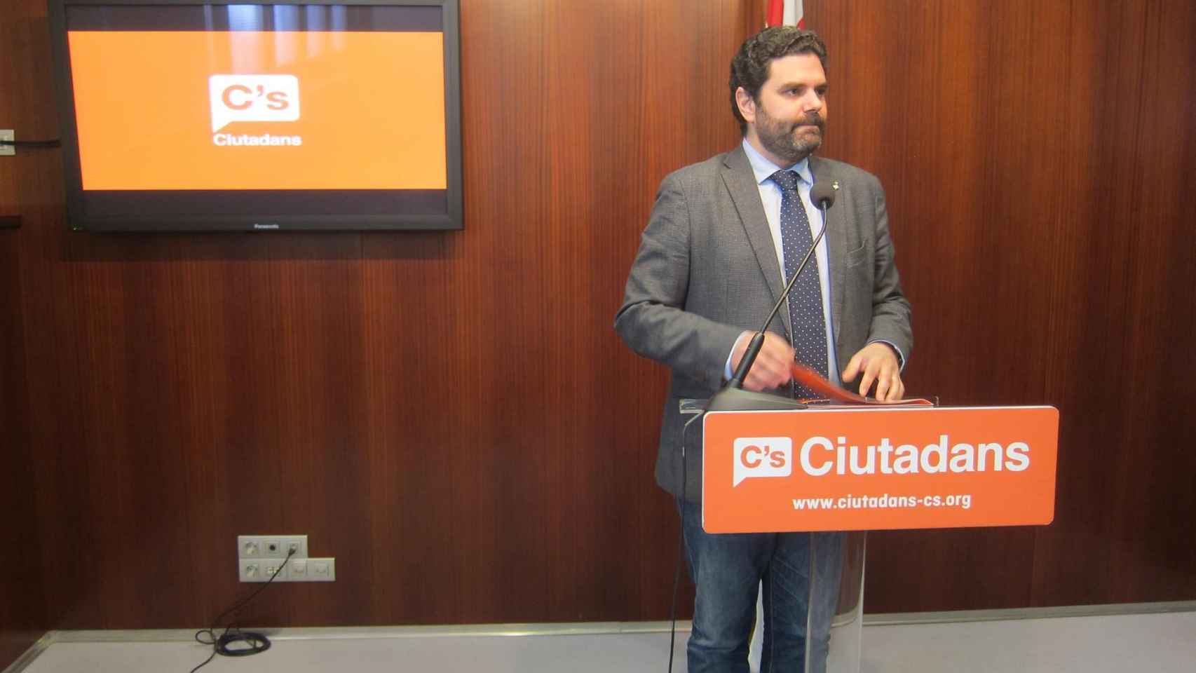 El portavoz de Cs en Barcelona, Paco Sierra en una imagen de archivo / EUROPA PRESS