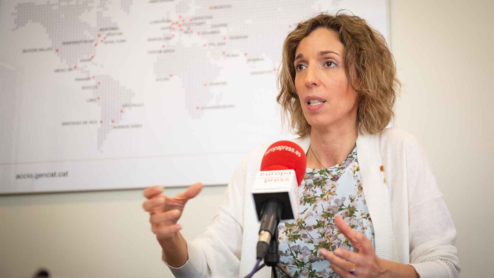 La candidata del PDECat a la Presidencia de la Generalitat, Àngels Chacón / EUROPA PRESS