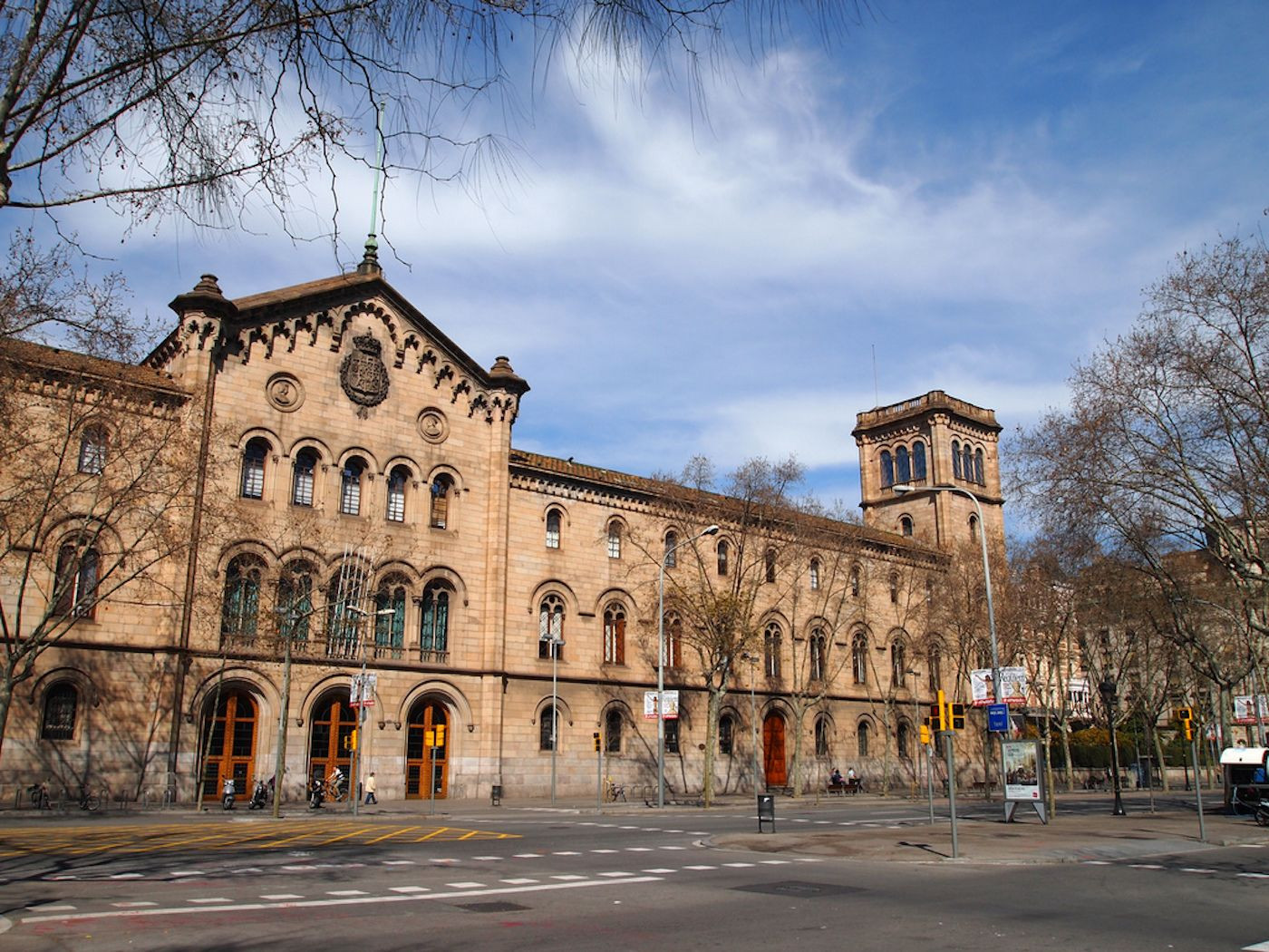 Edificio histórico de la Universitat de Barcelona (UB), que se ha mostrado en contra las acciones de la ANC / UB