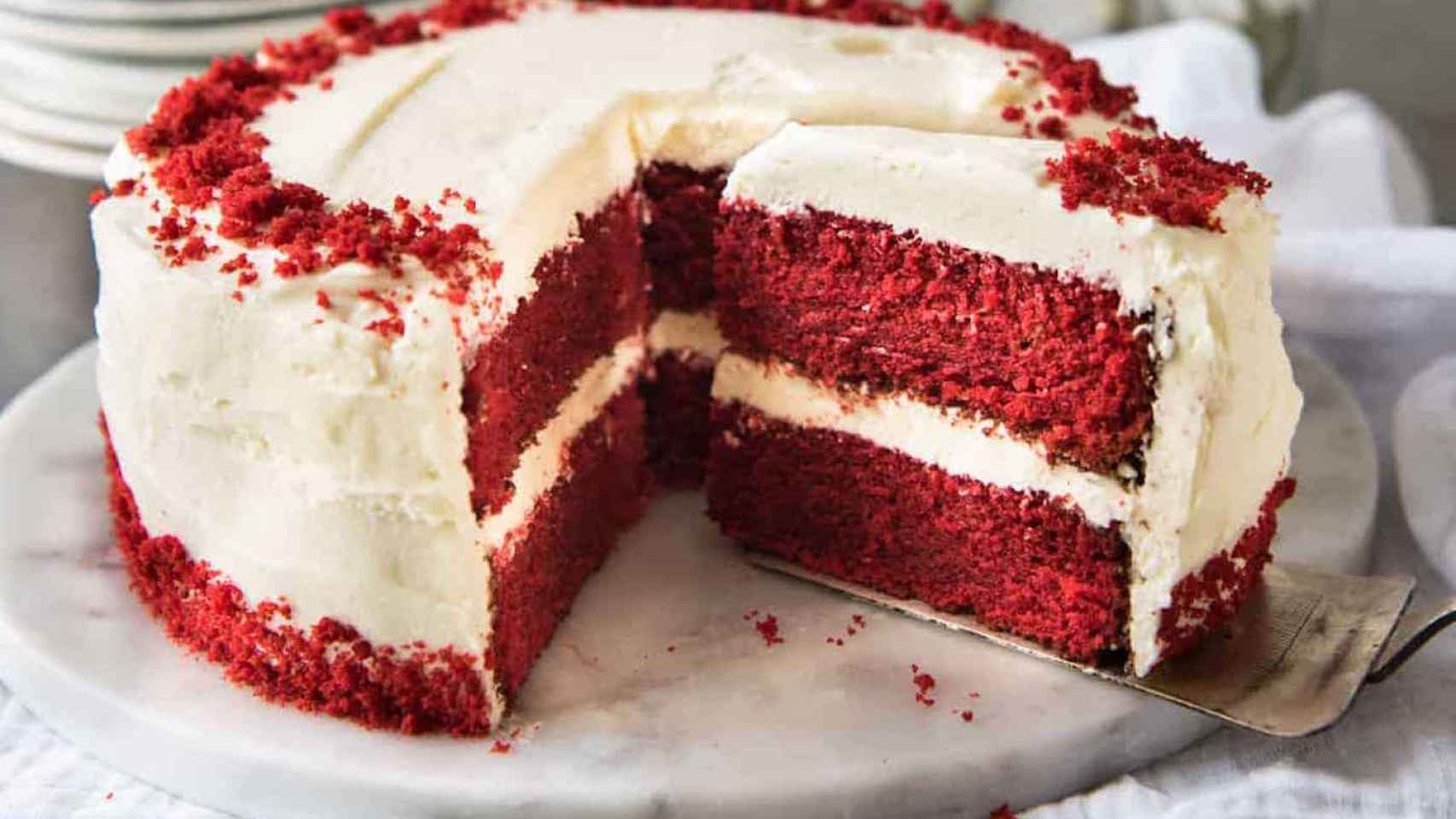 Una de las mejores tartas Red Velvet que se pueden encontrar en Barcelona