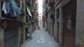 Calle d'En Sant Climent, donde se ha producido la pelea a machetazos / GOOGLE MAPS
