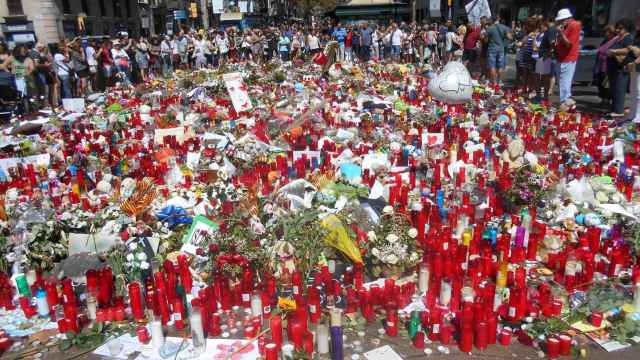 Conmemoración a las víctimas de las Ramblas