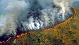 Imagen de los incendios en el Amazonas