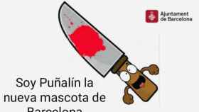 Puñalín, la nueva mascota de Barcelona en forma de meme