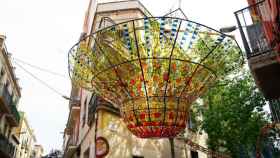 Detalle en la calle Sagunt de Sants, inspirada en el Palau de la Música Catalana / AYUNTAMIENTO