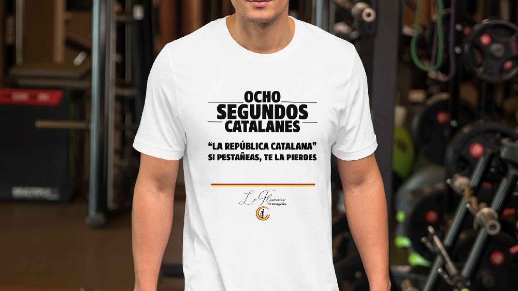 Camiseta Ocho segundos catalanes de La Flamenca de Borgona