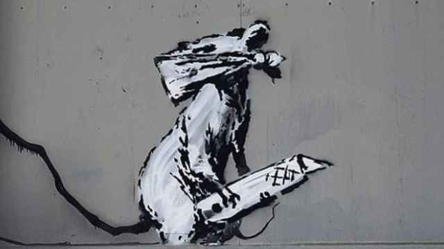 Obra del famoso artista Banksy robada en París / BANKSY