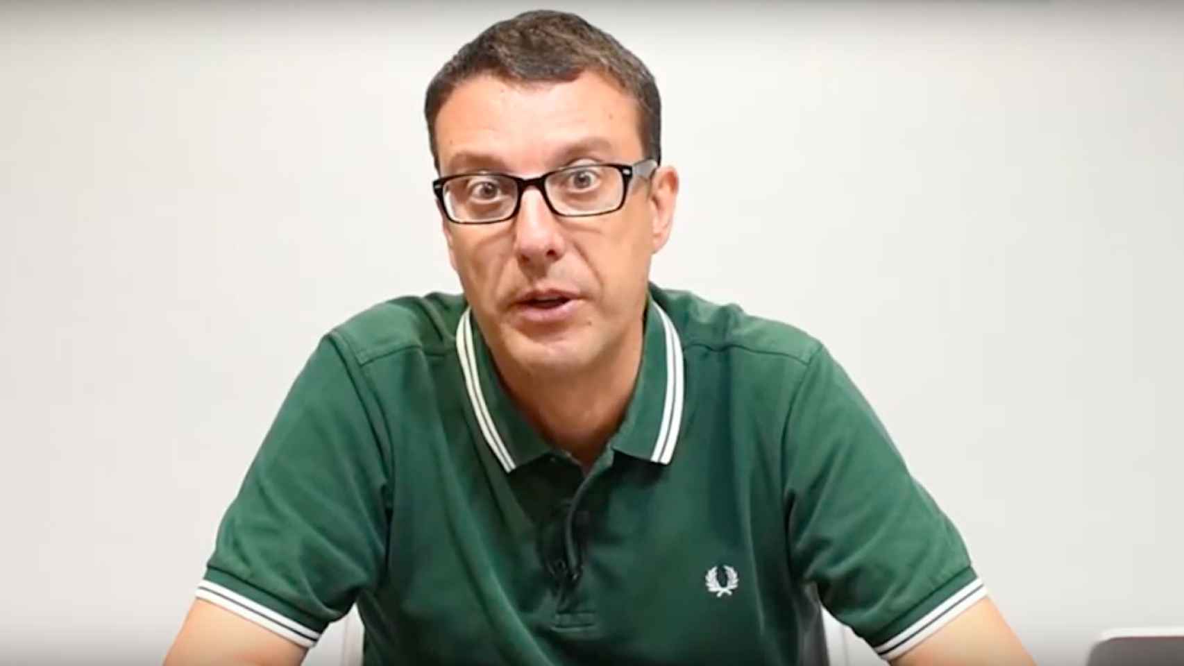 El director de Metrópoli Abierta, Lluís Regàs, explicando el nuevo foco de tensión de Barcelona / MA