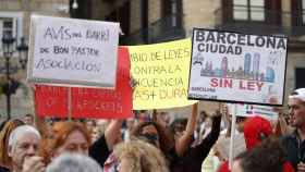 Manifestación del 'Tsunami Vecinal' en Barcelona / EFE