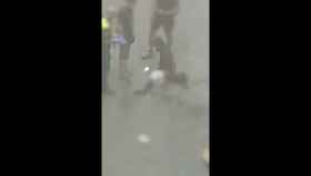 Persona herida por apuñalamiento en el Raval