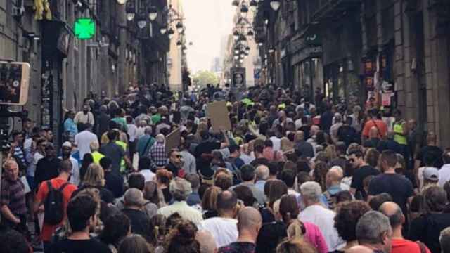 Manifestación contra la inseguridad del pasado sábado / TWITTER