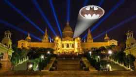 La señal de Batman desde el MNAC de Barcelona / MA