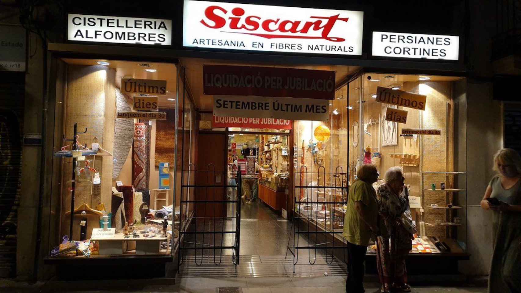 La cestería Siscart, en Hostafrancs / TWITTER @SERGISARRI