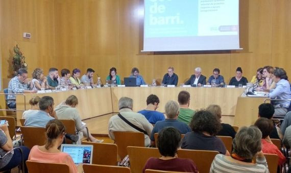 Imagen del pleno de Gràcia / GRÀCIA EN COMÚ