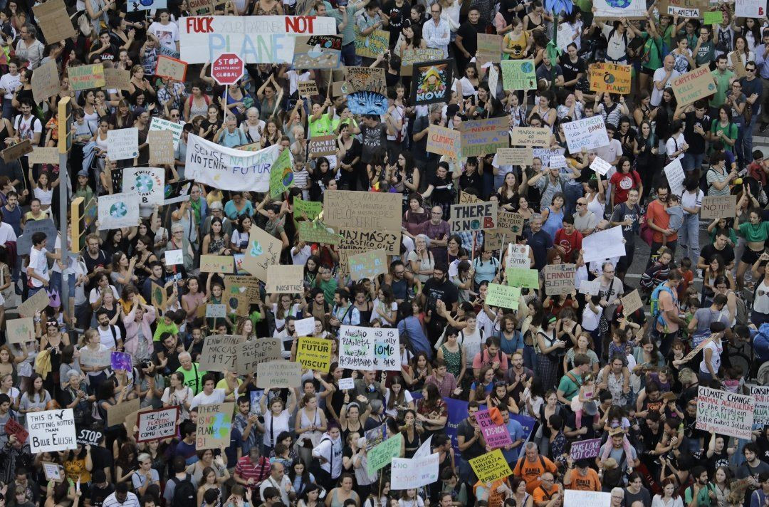 Manifestación en Barcelona contra el cambio climático / FRIDAYS FOR FUTURE
