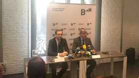El presidente del Gremi d'Hotels de Barcelona, Jordi Metre, en rueda de prensa / MA