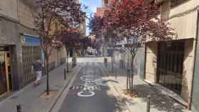 Calle del distrito de Sants-Montjuïc en la que se ha producido un apuñalamiento / GOOGLE MAPS