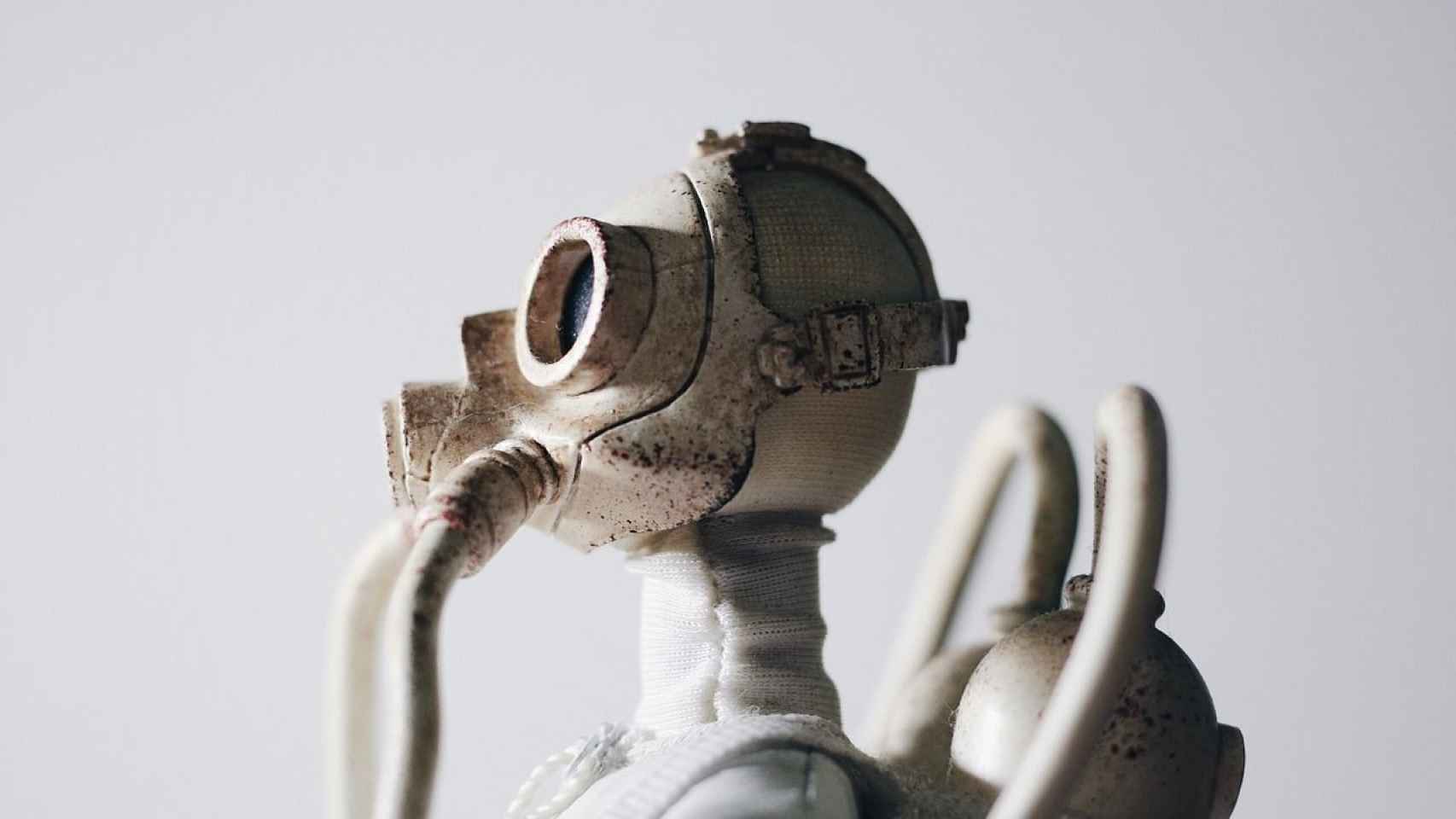 Máscara de gas que se puede ver en uno de los museos más desconocidos de Barcelona