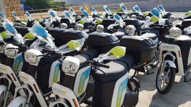 Motos de la empresa ECooltra, que ya opera en Barcelona / ECOOLTRA