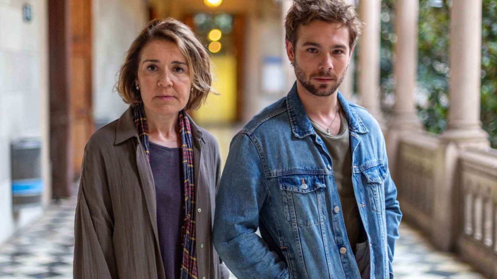 Carlos Cuevas y María Pujalte en 'Merlí: Sapere Aude' / MOVISTAR +