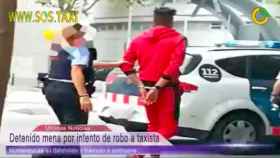 Detenido un ladrón menor por asaltar a un taxista en Barcelona / Twitter