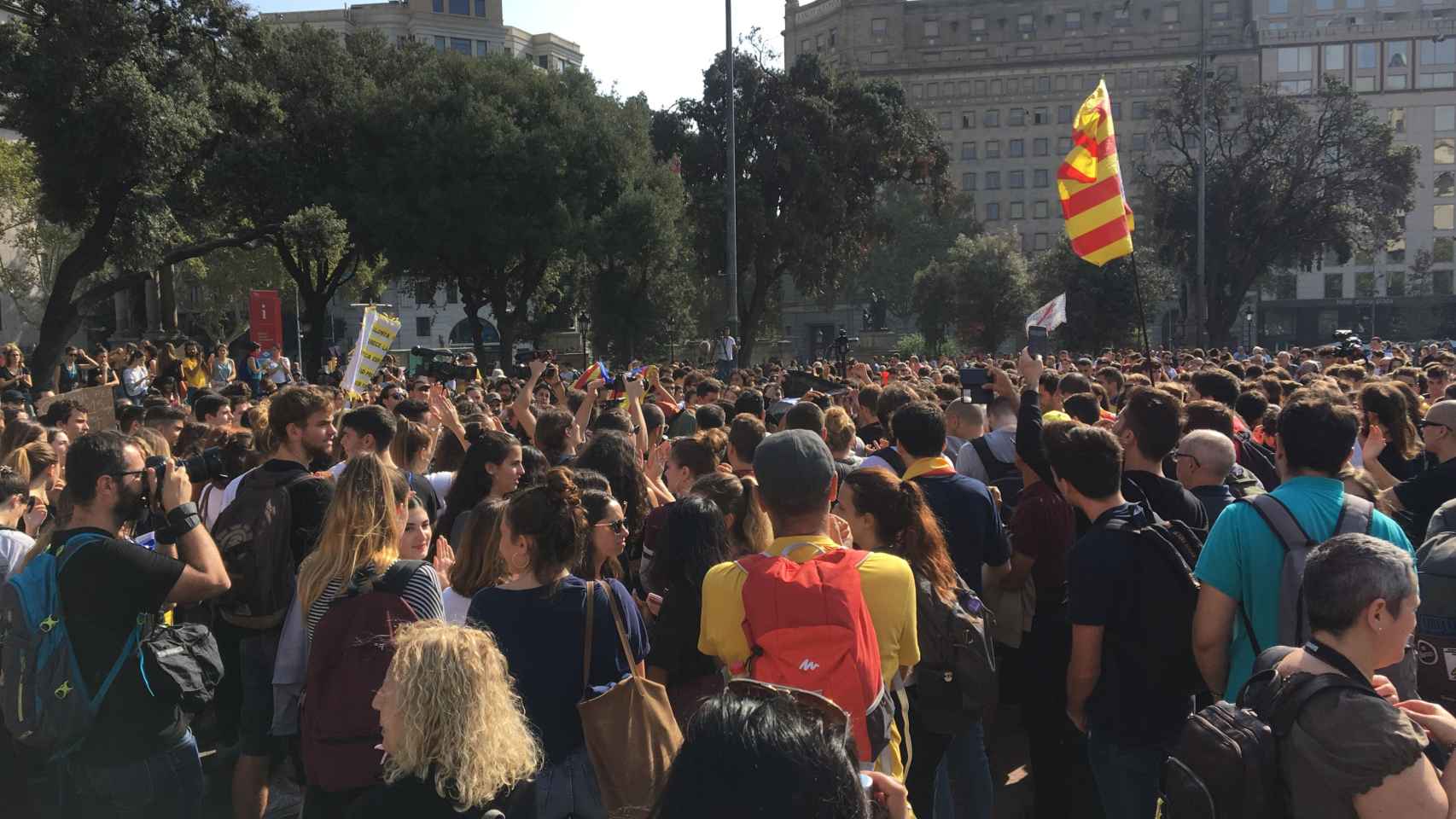Manifestación en plaza de Catalunya / RP