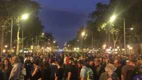 Miles de manifestantes se congregan en Jardinets de Gràcia convocados por los CDR / MA